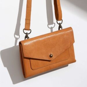 Noonday Collection Rustic Leather wallet/bag